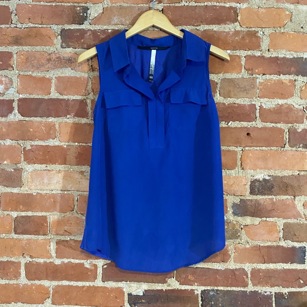 Kenzie royal sleeveless blouse - size M